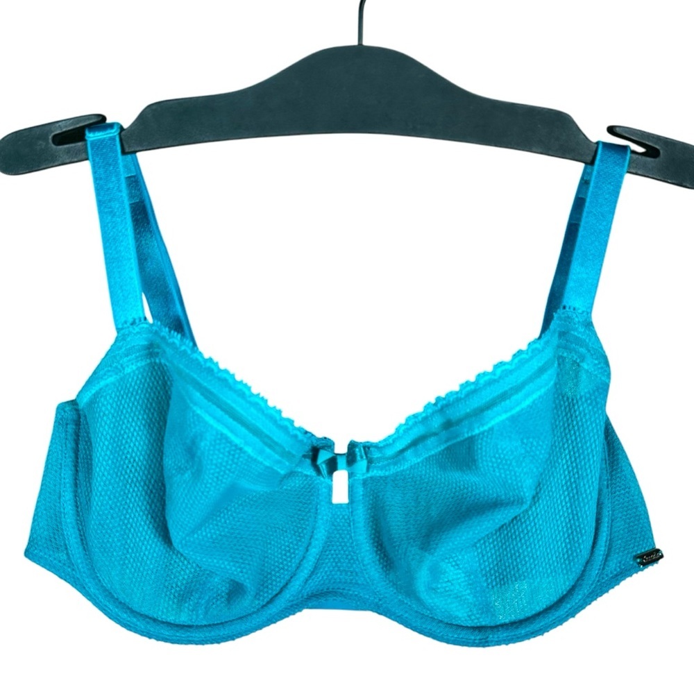 CHANTELLE Sheer Mesh Underwire Balconette Bra